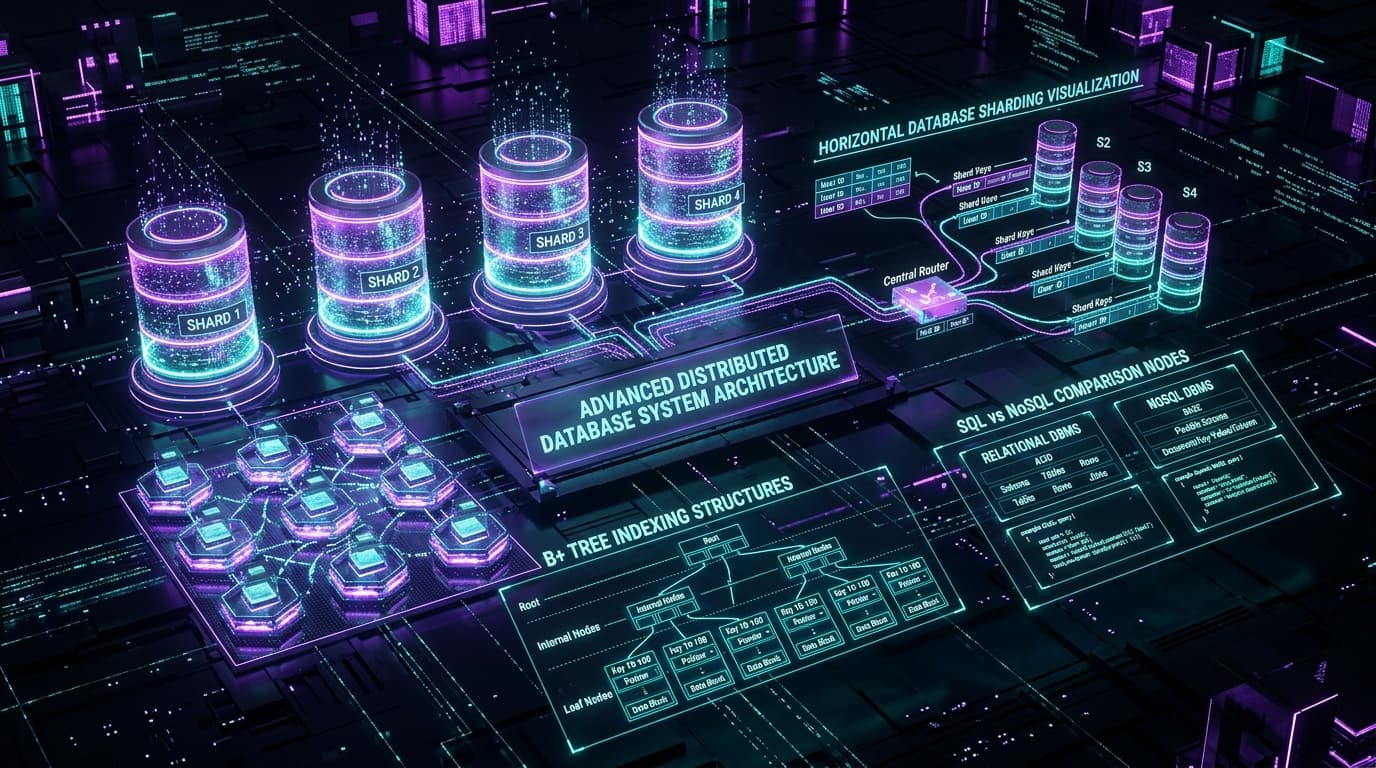 Database System Design: SQL vs NoSQL, Sharding, Replication & Indexing